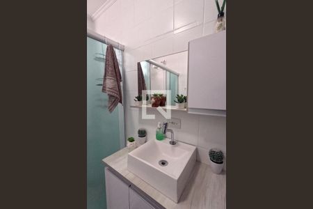 Banheiro de apartamento para alugar com 1 quarto, 68m² em Boqueirão, Santos