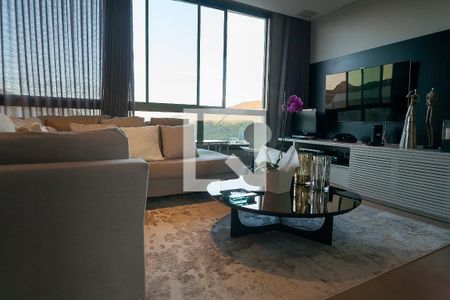 sala tv de apartamento à venda com 3 quartos, 154m² em Vale dos Cristais, Nova Lima