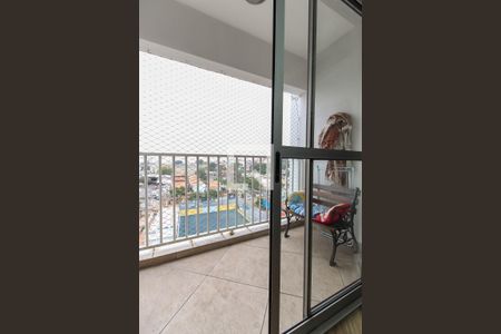Varanda da Sala de apartamento à venda com 2 quartos, 50m² em Vila Jacuí, São Paulo