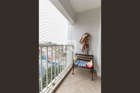 Varanda da Sala de apartamento à venda com 2 quartos, 50m² em Vila Jacuí, São Paulo