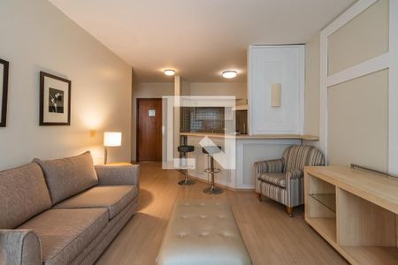 Sala de apartamento para alugar com 1 quarto, 77m² em Alphaville Centro Industrial E Empresarial/alphaville., Barueri