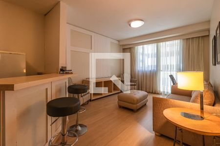 Sala de apartamento para alugar com 1 quarto, 77m² em Alphaville Centro Industrial E Empresarial/alphaville., Barueri