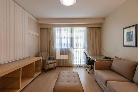 Sala de apartamento para alugar com 1 quarto, 77m² em Alphaville Centro Industrial E Empresarial/alphaville., Barueri