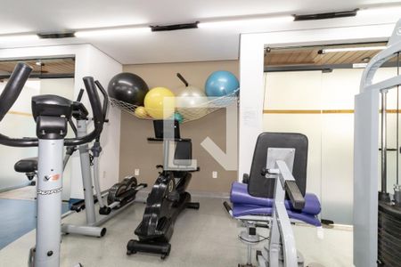 Apartamento para alugar com 35m², 1 quarto e 1 vaga Apartamento para alugar com 35m², 1 quarto e 1 vagaÁrea comum - Academia