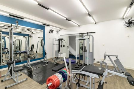 Apartamento para alugar com 35m², 1 quarto e 1 vaga Apartamento para alugar com 35m², 1 quarto e 1 vagaÁrea comum - Academia