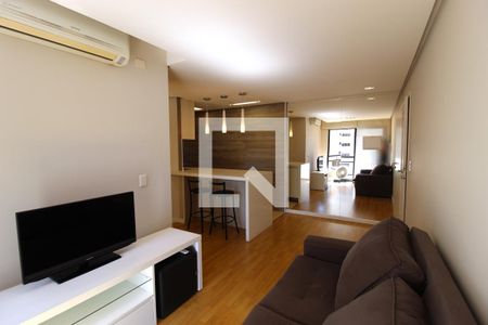 Sala de apartamento para alugar com 1 quarto, 34m² em Vila Nova Conceição, São Paulo