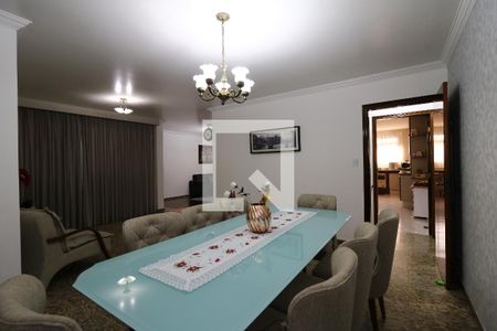 Sala de Jantar de casa à venda com 4 quartos, 452m² em Vila Alzira, Santo André