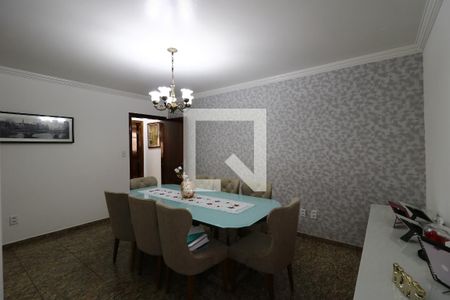 Sala de Jantar de casa à venda com 4 quartos, 452m² em Vila Alzira, Santo André