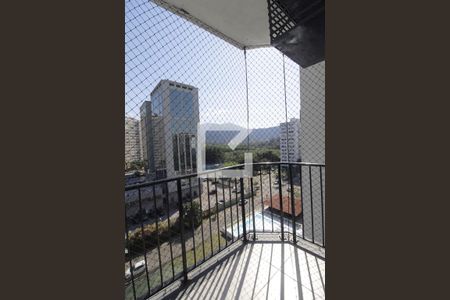 Varanda da Sala de apartamento para alugar com 3 quartos, 70m² em Barra da Tijuca, Rio de Janeiro