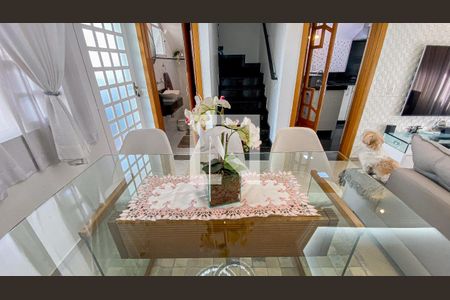 Sala - Sala de Jantar de casa de condomínio à venda com 3 quartos, 130m² em Vila Metalurgica, Santo André