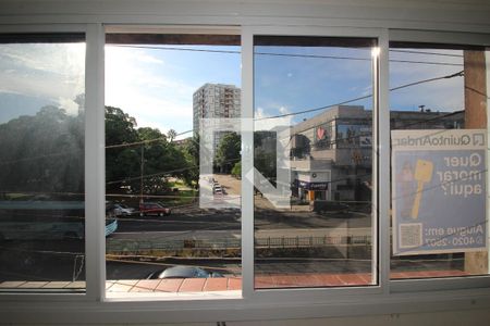 Vista da Sala/Quarto de kitnet/studio para alugar com 1 quarto, 22m² em Azenha, Porto Alegre