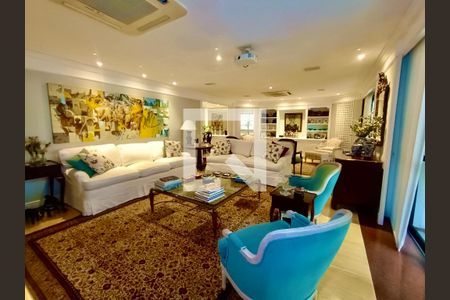 Sala  de apartamento à venda com 3 quartos, 260m² em Lagoa, Rio de Janeiro