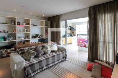 Sala de apartamento para alugar com 2 quartos, 96m² em Jardim Independência, São Paulo