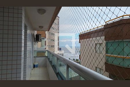 Varanda gourmet de apartamento para alugar com 1 quarto, 62m² em Vila Caiçara, Praia Grande