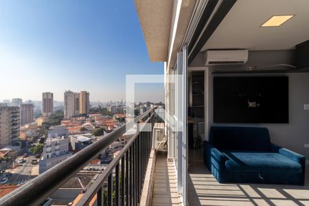 Varanda da Sala de apartamento à venda com 1 quarto, 30m² em Santana, São Paulo