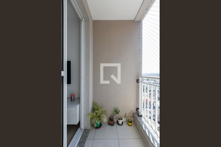 Varanda da Sala de apartamento à venda com 2 quartos, 55m² em Vila Santana, São Paulo
