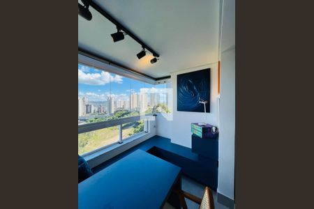 Varanda de apartamento à venda com 1 quarto, 82m² em Vila da Serra, Belo Horizonte