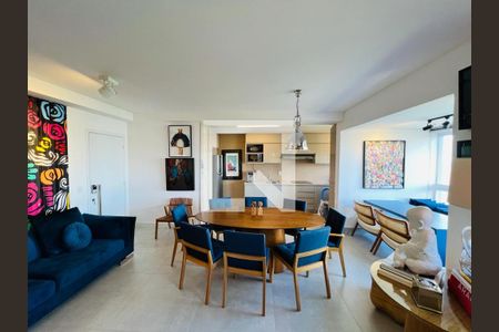 Sala de apartamento à venda com 1 quarto, 82m² em Vila da Serra, Belo Horizonte