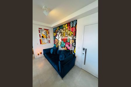 Sala de apartamento à venda com 1 quarto, 82m² em Vila da Serra, Belo Horizonte