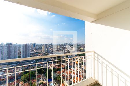 Varanda da Sala de apartamento para alugar com 3 quartos, 77m² em Vila Prudente, São Paulo