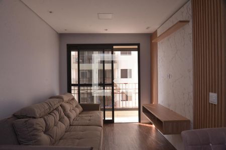 Sala de apartamento para alugar com 3 quartos, 85m² em Vila Floresta, Santo André