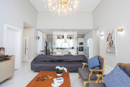 Sala de casa de condomínio para alugar com 3 quartos, 400m² em Shopping Park, Uberlândia