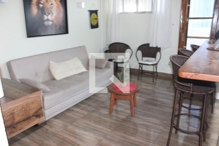 Sala de apartamento para alugar com 1 quarto, 42m² em Centro, São Vicente
