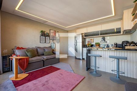 Sala/Cozinha de apartamento para alugar com 2 quartos, 85m² em Pinheiros, São Paulo