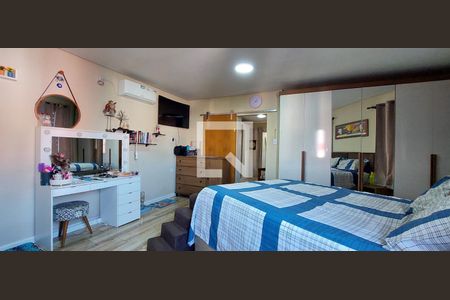 Quarto 1 suíte de casa à venda com 3 quartos, 130m² em Parque das Nações, Santo André