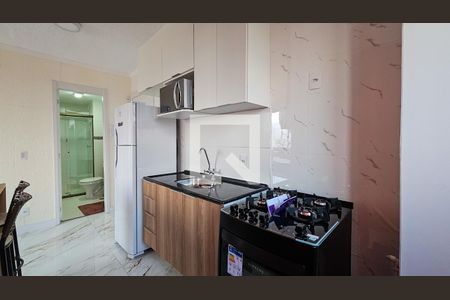 Cozinha de apartamento para alugar com 2 quartos, 34m² em Jardim Prudência, São Paulo