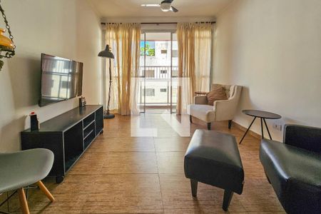 Sala de apartamento para alugar com 4 quartos, 176m² em Jardim Três Marias, Guarujá