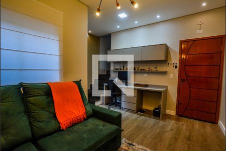 Sala de apartamento à venda com 2 quartos, 114m² em Vila Valparaiso, Santo André