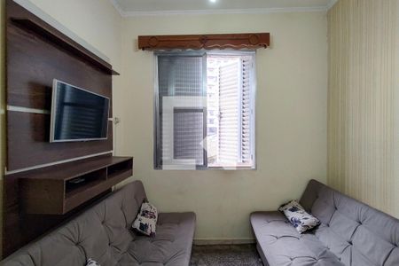 Sala de apartamento para alugar com 1 quarto, 35m² em Ocian, Praia Grande