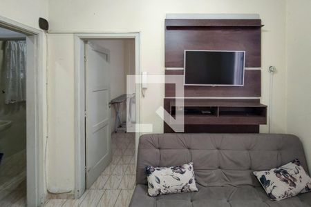 Sala de apartamento para alugar com 1 quarto, 35m² em Ocian, Praia Grande
