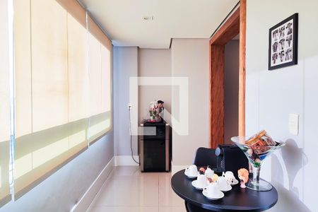 Varanda da Sala de apartamento à venda com 3 quartos, 157m² em Campestre, Santo André
