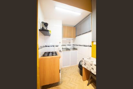 Cozinha de apartamento para alugar com 1 quarto, 29m² em Copacabana, Rio de Janeiro