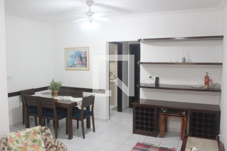 Sala de apartamento para alugar com 2 quartos, 90m² em Itararé, São Vicente