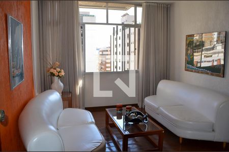 Sala de apartamento à venda com 4 quartos, 195m² em Funcionários, Belo Horizonte