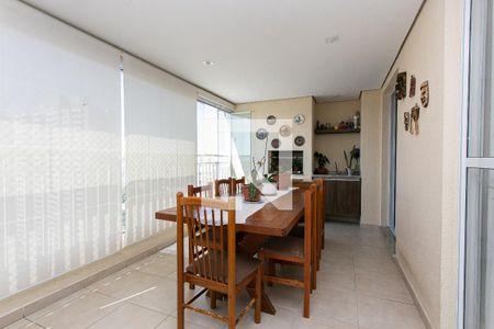 Varanda gourmet de apartamento à venda com 3 quartos, 132m² em Vila Zilda, São Paulo
