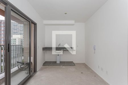 Sala/Cozinha de apartamento à venda com 2 quartos, 46m² em Chácara Santo Antônio (zona Sul), São Paulo