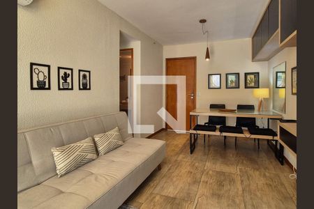 Sala/Cozinha de apartamento para alugar com 1 quarto, 45m² em Recreio dos Bandeirantes, Rio de Janeiro