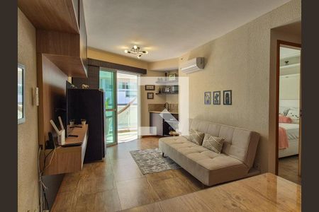 Sala/Cozinha de apartamento para alugar com 1 quarto, 45m² em Recreio dos Bandeirantes, Rio de Janeiro