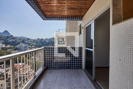 Sala Varanda de apartamento para alugar com 3 quartos, 91m² em Tijuca, Rio de Janeiro