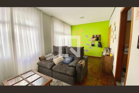 Sala de apartamento à venda com 3 quartos, 92m² em Buritis, Belo Horizonte
