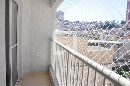 Varanda da Sala de apartamento para alugar com 2 quartos, 42m² em Vila Guaca, São Paulo