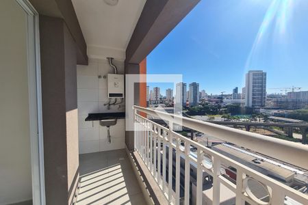 Varanda da Sala de apartamento para alugar com 1 quarto, 32m² em Parque da Vila Prudente, São Paulo