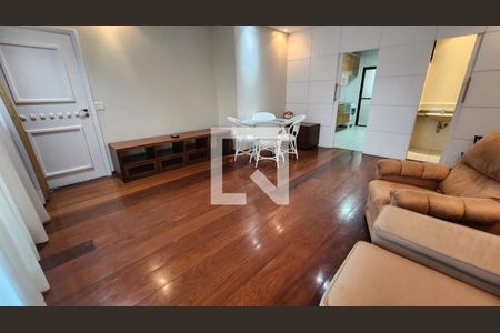 Sala de apartamento para alugar com 3 quartos, 182m² em Gonzaga, Santos