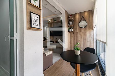 Varanda da Sala de apartamento à venda com 2 quartos, 57m² em Vila das Merces, São Paulo