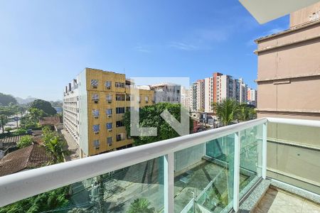 Varanda Sala de apartamento para alugar com 2 quartos, 77m² em Vila Julia, Guarujá