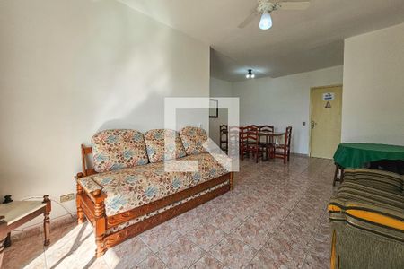 Sala de apartamento para alugar com 2 quartos, 77m² em Vila Julia, Guarujá